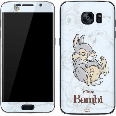Disney Bambi Thumper Sketched portrait Galaxy S7 Skin