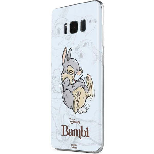 Disney Bambi Thumper Sketched portrait Galaxy S8 Plus Skin