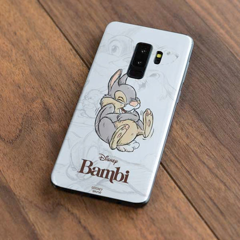 Disney Bambi Thumper Sketched portrait Galaxy S9 Plus Skin