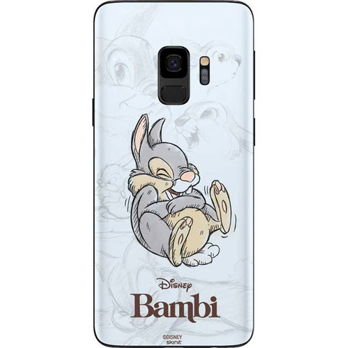 Disney Bambi Thumper Sketched portrait Galaxy S9 Skin