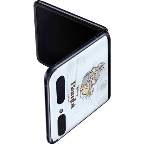 Disney Bambi Thumper Sketched portrait Galaxy Z Flip Skin
