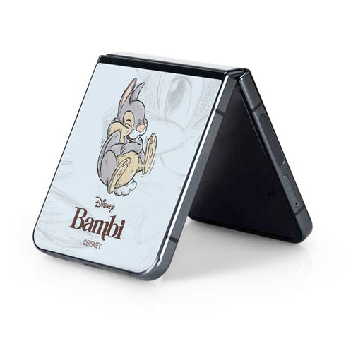 Disney Bambi Thumper Sketched portrait Galaxy Z Flip5 5G Skin