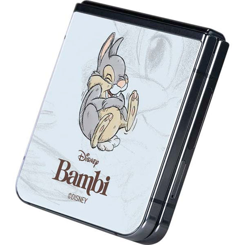 Disney Bambi Thumper Sketched portrait Galaxy Z Flip5 5G Skin