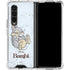 Disney Bambi Thumper Sketched portrait Galaxy Z Fold4 5G Clear Case
