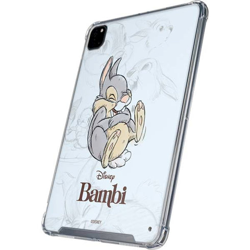 Disney Bambi Thumper Sketched portrait iPad Pro 12.9in (2020) Clear Case