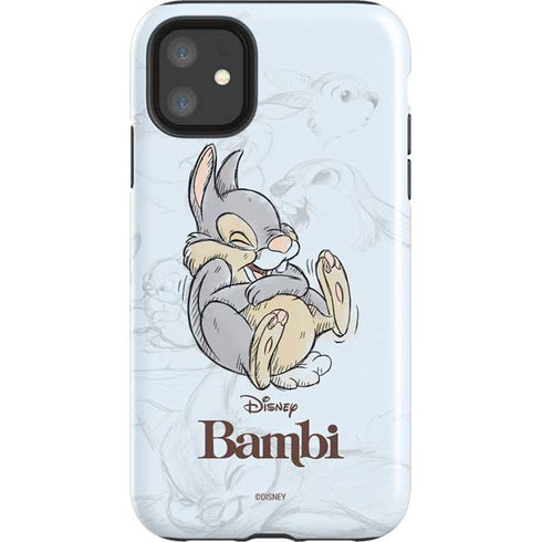 Disney Bambi Thumper Sketched portrait iPhone 11 Impact Case