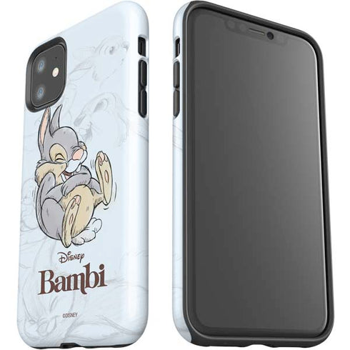 Disney Bambi Thumper Sketched portrait iPhone 11 Impact Case