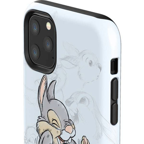 Disney Bambi Thumper Sketched portrait iPhone 11 Pro Max Impact Case