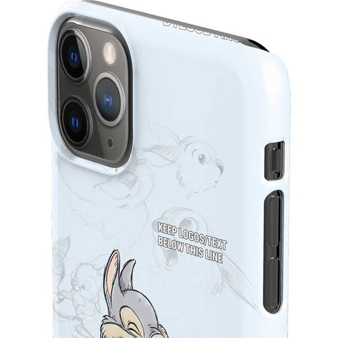 Disney Bambi Thumper Sketched portrait iPhone 11 Pro Max Lite Case