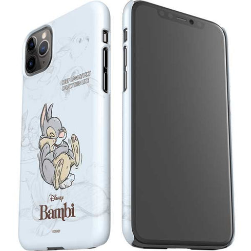 Disney Bambi Thumper Sketched portrait iPhone 11 Pro Max Lite Case