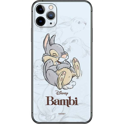 Disney Bambi Thumper Sketched portrait iPhone 11 Pro Max Skin