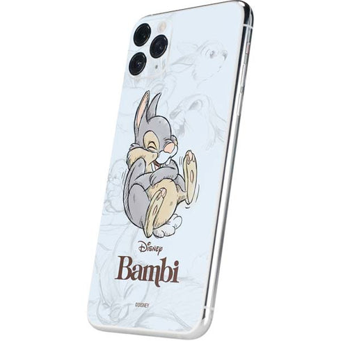 Disney Bambi Thumper Sketched portrait iPhone 11 Pro Max Skin