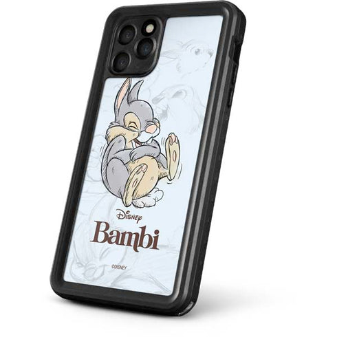 Disney Bambi Thumper Sketched portrait iPhone 11 Pro Max Waterproof Case