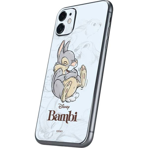 Disney Bambi Thumper Sketched portrait iPhone 11 Skin