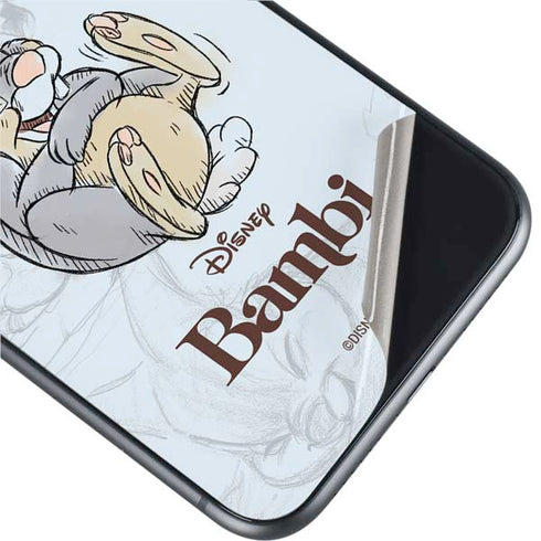 Disney Bambi Thumper Sketched portrait iPhone 11 Skin