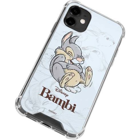 Disney Bambi Thumper Sketched portrait iPhone 12 Clear Case
