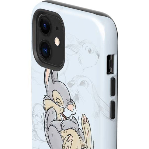 Disney Bambi Thumper Sketched portrait iPhone 12 Impact Case