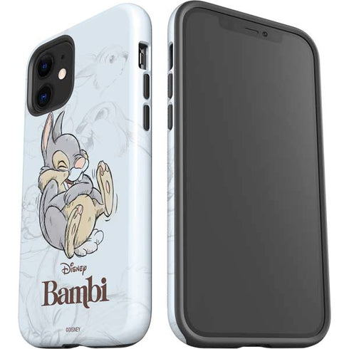 Disney Bambi Thumper Sketched portrait iPhone 12 Impact Case
