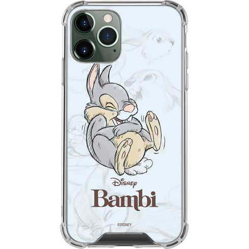 Disney Bambi Thumper Sketched portrait iPhone 12 Pro Clear Case