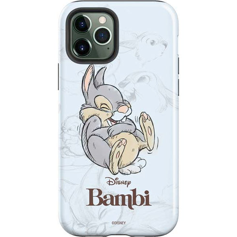 Disney Bambi Thumper Sketched portrait iPhone 12 Pro Impact Case