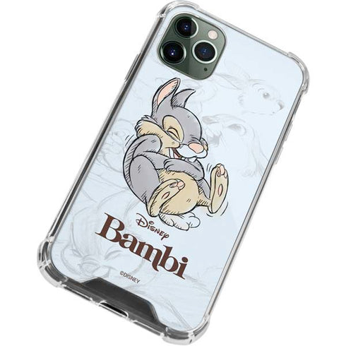 Disney Bambi Thumper Sketched portrait iPhone 12 Pro Max Clear Case