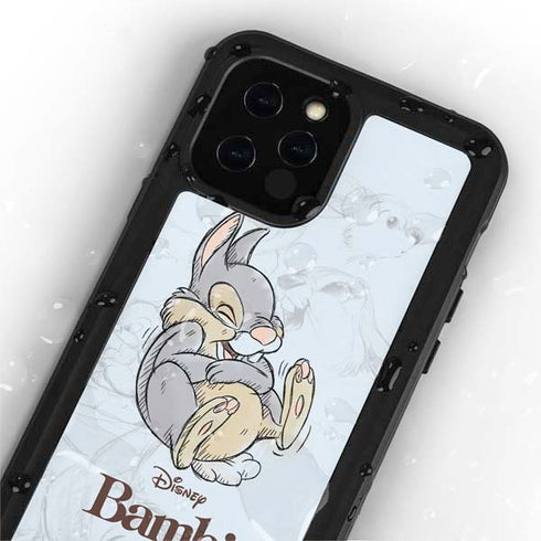 Disney Bambi Thumper Sketched portrait iPhone 12 Pro Waterproof Case