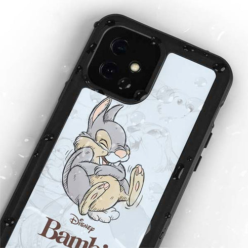 Disney Bambi Thumper Sketched portrait iPhone 12 Waterproof Case