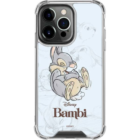 Disney Bambi Thumper Sketched portrait iPhone 13 Pro Clear Case