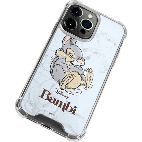Disney Bambi Thumper Sketched portrait iPhone 13 Pro Clear Case