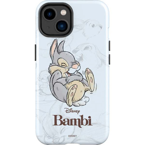 Disney Bambi Thumper Sketched portrait iPhone 14 Plus Impact Case