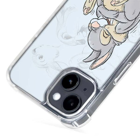 Disney Bambi Thumper Sketched portrait iPhone 14 Plus MagSafe Case
