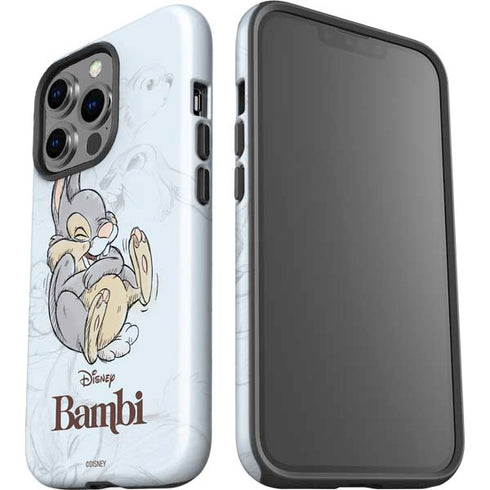 Disney Bambi Thumper Sketched portrait iPhone 14 Pro Impact Case