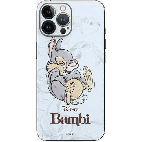 Disney Bambi Thumper Sketched portrait iPhone 14 Pro Max Skin