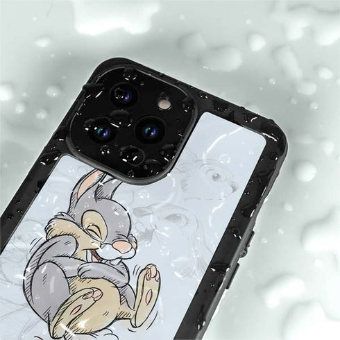 Disney Bambi Thumper Sketched portrait iPhone 14 Pro Waterproof Case