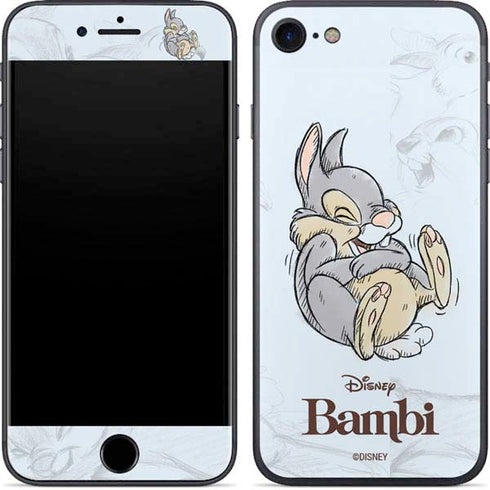 Disney Bambi Thumper Sketched portrait iPhone 8 Skin