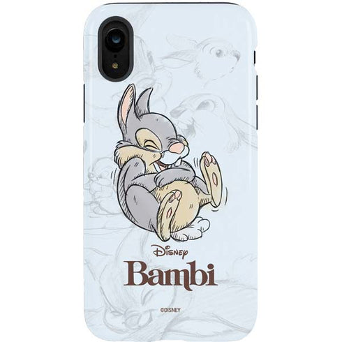 Disney Bambi Thumper Sketched portrait iPhone XR Pro Case