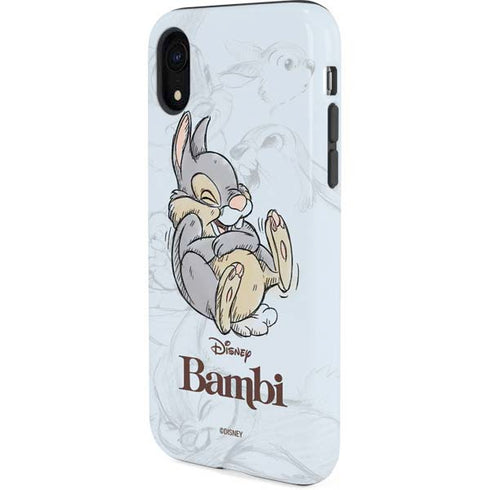 Disney Bambi Thumper Sketched portrait iPhone XR Pro Case