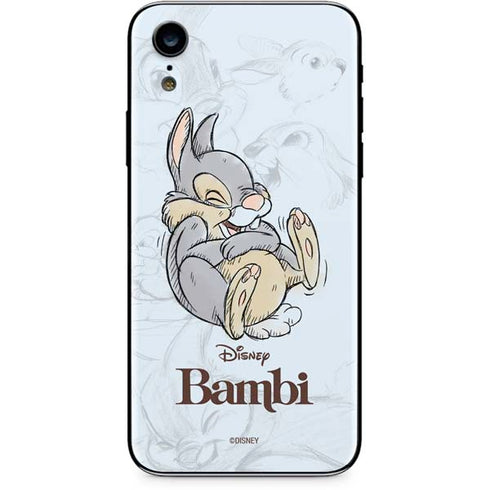 Disney Bambi Thumper Sketched portrait iPhone XR Skin