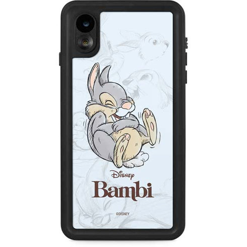 Disney Bambi Thumper Sketched portrait iPhone XR Waterproof Case