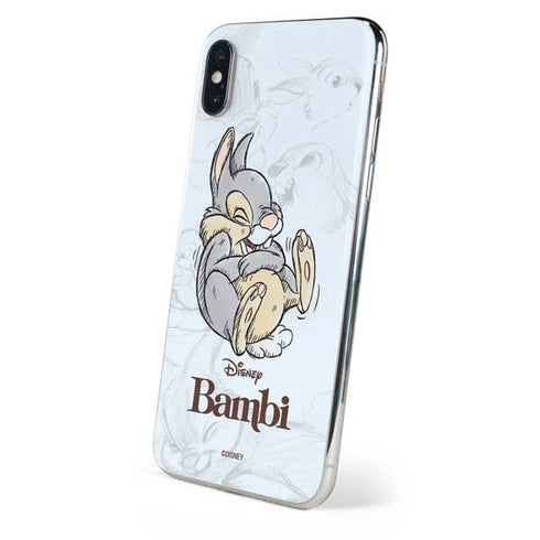 Disney Bambi Thumper Sketched portrait iPhone XS Max Skin