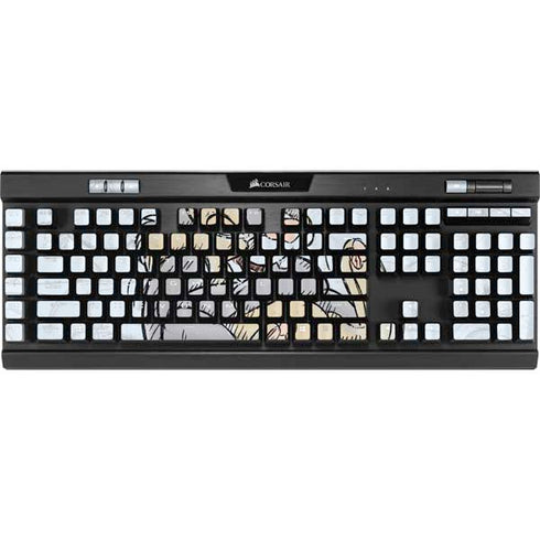 Disney Bambi Thumper Sketched portrait K95 RGB PLATINUM Mechanical Gaming Keyboard Skin