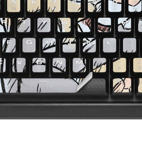 Disney Bambi Thumper Sketched portrait K95 RGB PLATINUM Mechanical Gaming Keyboard Skin