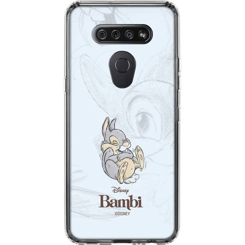 Disney Bambi Thumper Sketched portrait LG K51/Q51 Clear Case