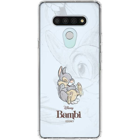 Disney Bambi Thumper Sketched portrait LG Stylo 6 Clear Case