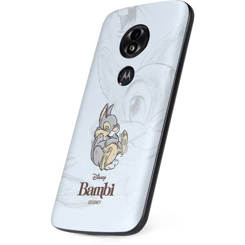 Disney Bambi Thumper Sketched portrait Moto E5 Play Skin