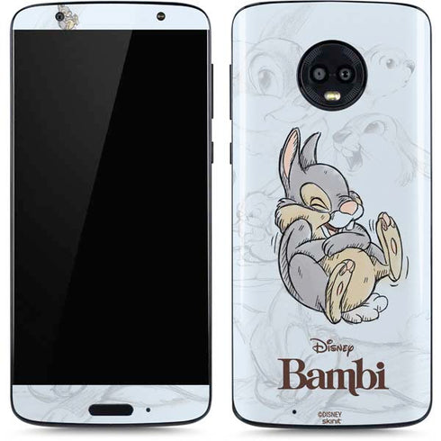 Disney Bambi Thumper Sketched portrait Moto G6 Skin