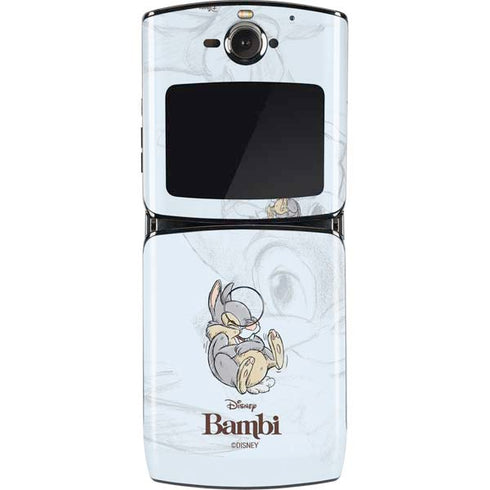 Disney Bambi Thumper Sketched portrait Motorola RAZR Skin