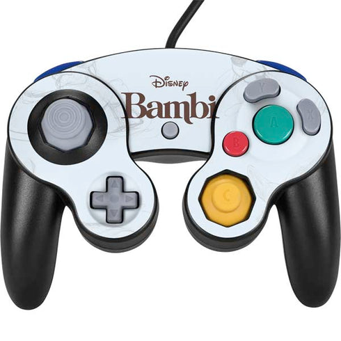 Disney Bambi Thumper Sketched portrait Nintendo GameCube Controller Skin