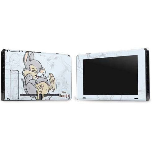 Disney Bambi Thumper Sketched portrait Nintendo Switch Bundle Skin