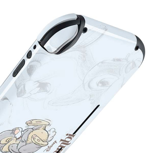 Disney Bambi Thumper Sketched portrait Nintendo Switch Lite Skin